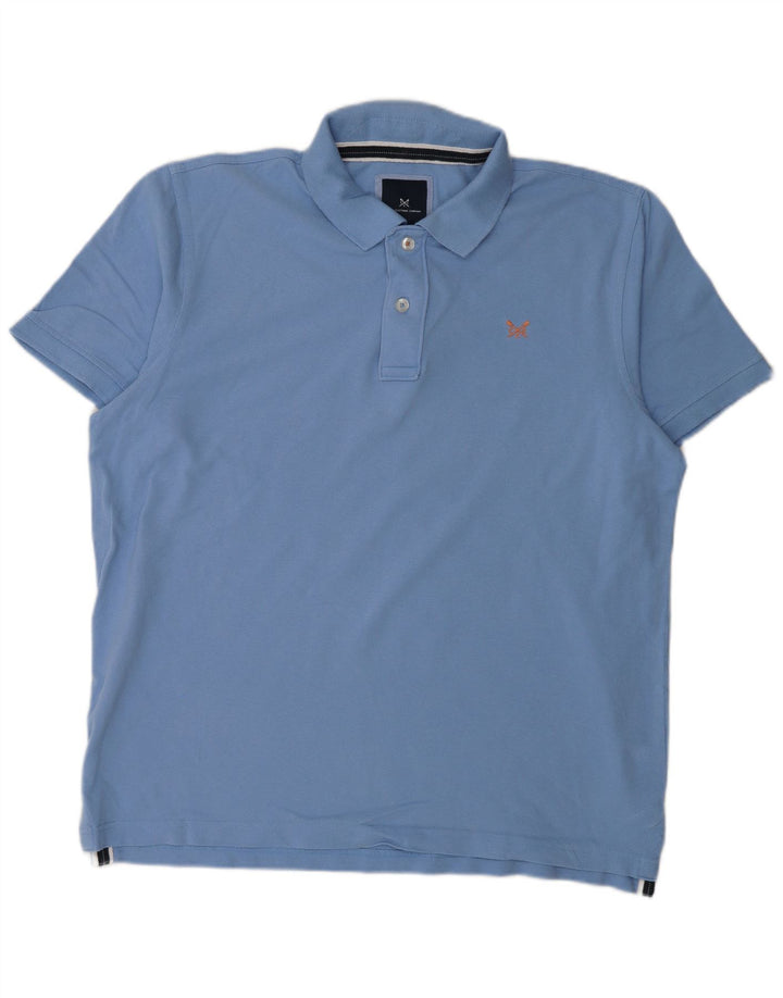 Crew Clothing Polo da uomo grande in cotone blu
