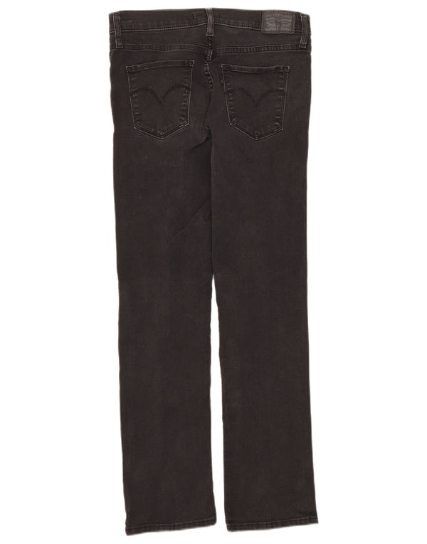 Pantaloncini di jeans modellanti Levi's 314 da donna W29 L28 cotone nero