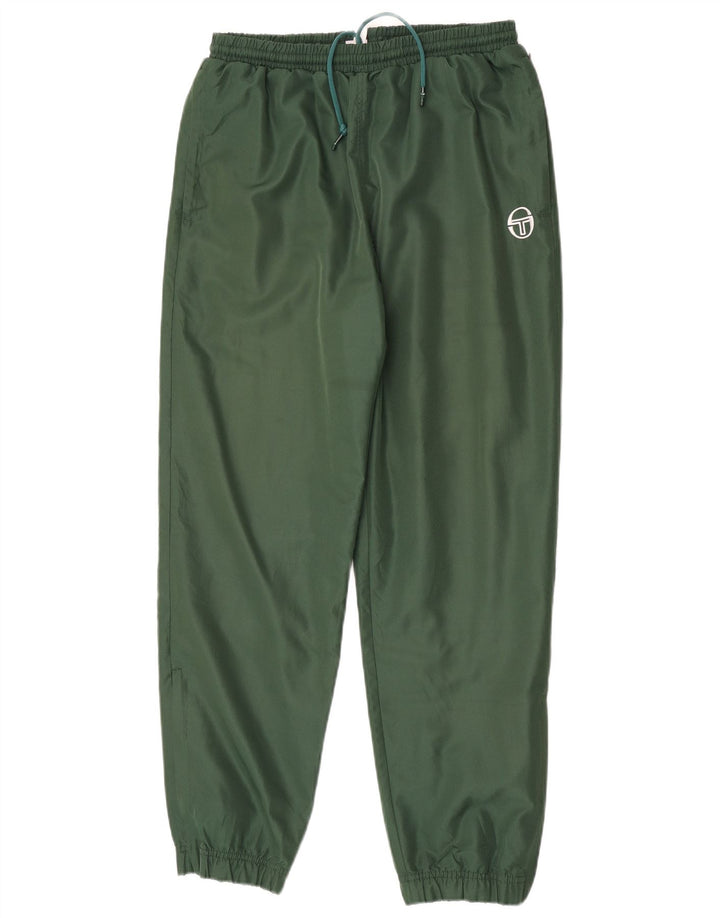 Sergio Tacchini Pantaloni da tuta da uomo Joggers Large Verde Poliestere