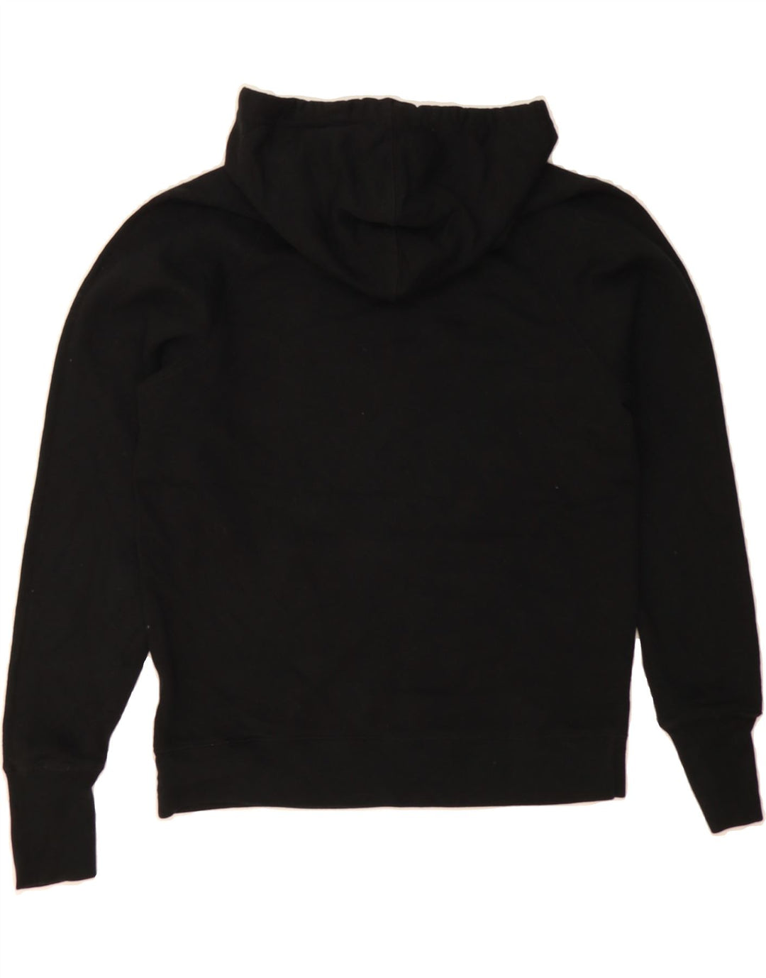 CHAMPION Womens Graphic Hoodie Jumper UK 10 Small Black Polyester Vintage Champion and Second-Hand Champion from Messina Hembry 