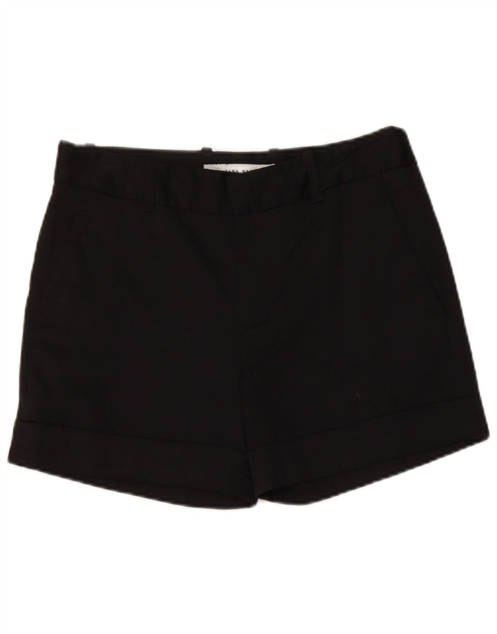 Pantaloncini chino da donna Zara medi W28 cotone nero