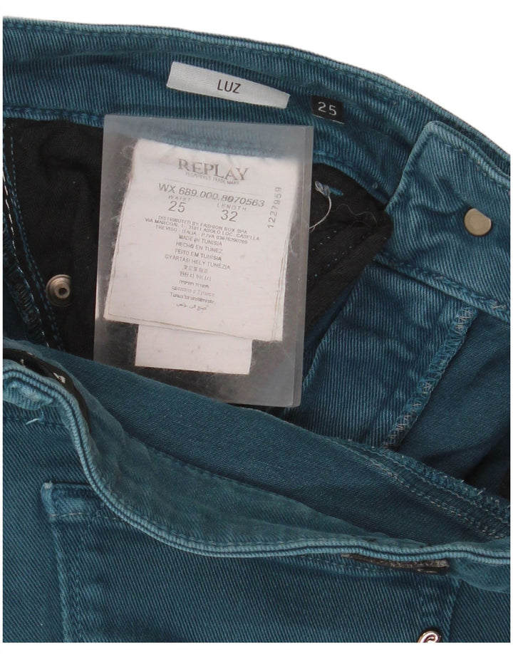 Replay Jeans Luz Slim da donna W25 L27 in cotone blu