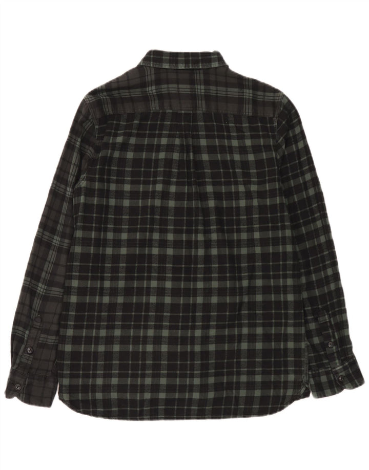 Camicia Vans da uomo in flanella dalla vestibilità classica, in cotone a quadri verdi piccoli
