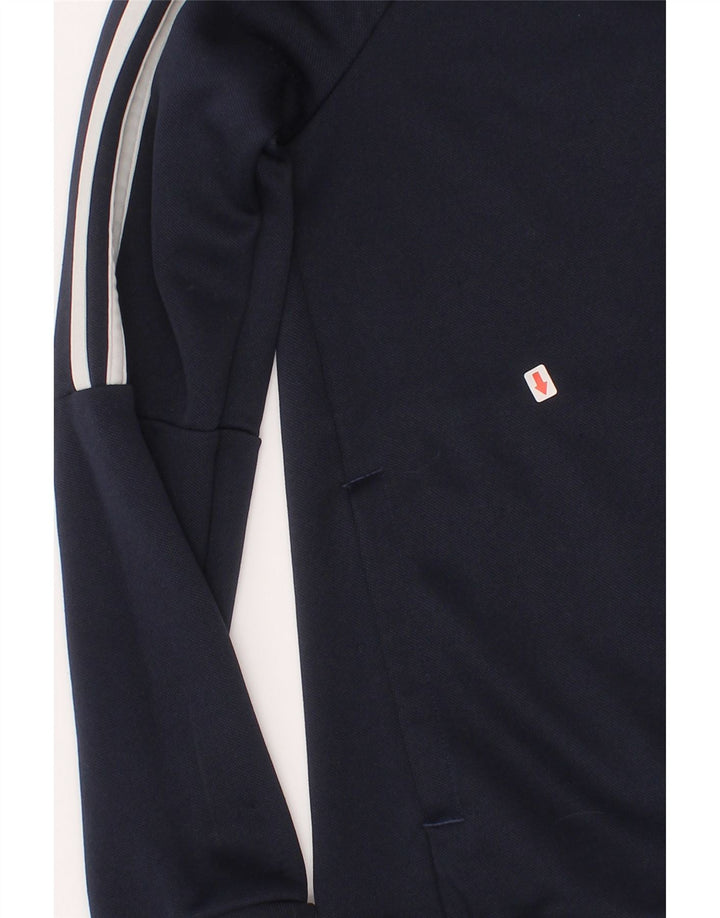 Giacca da tuta Adidas Aeroready da ragazzo 11-12 anni in poliestere blu navy