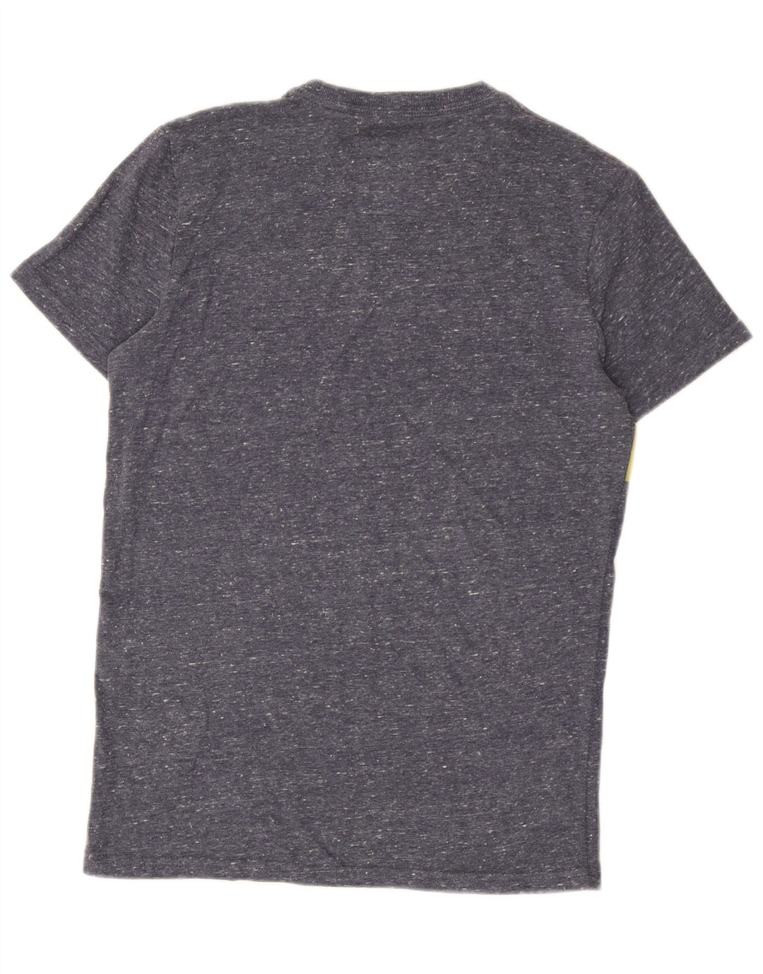 T-shirt grafica da uomo Superdry Top in cotone chiazzato blu piccolo