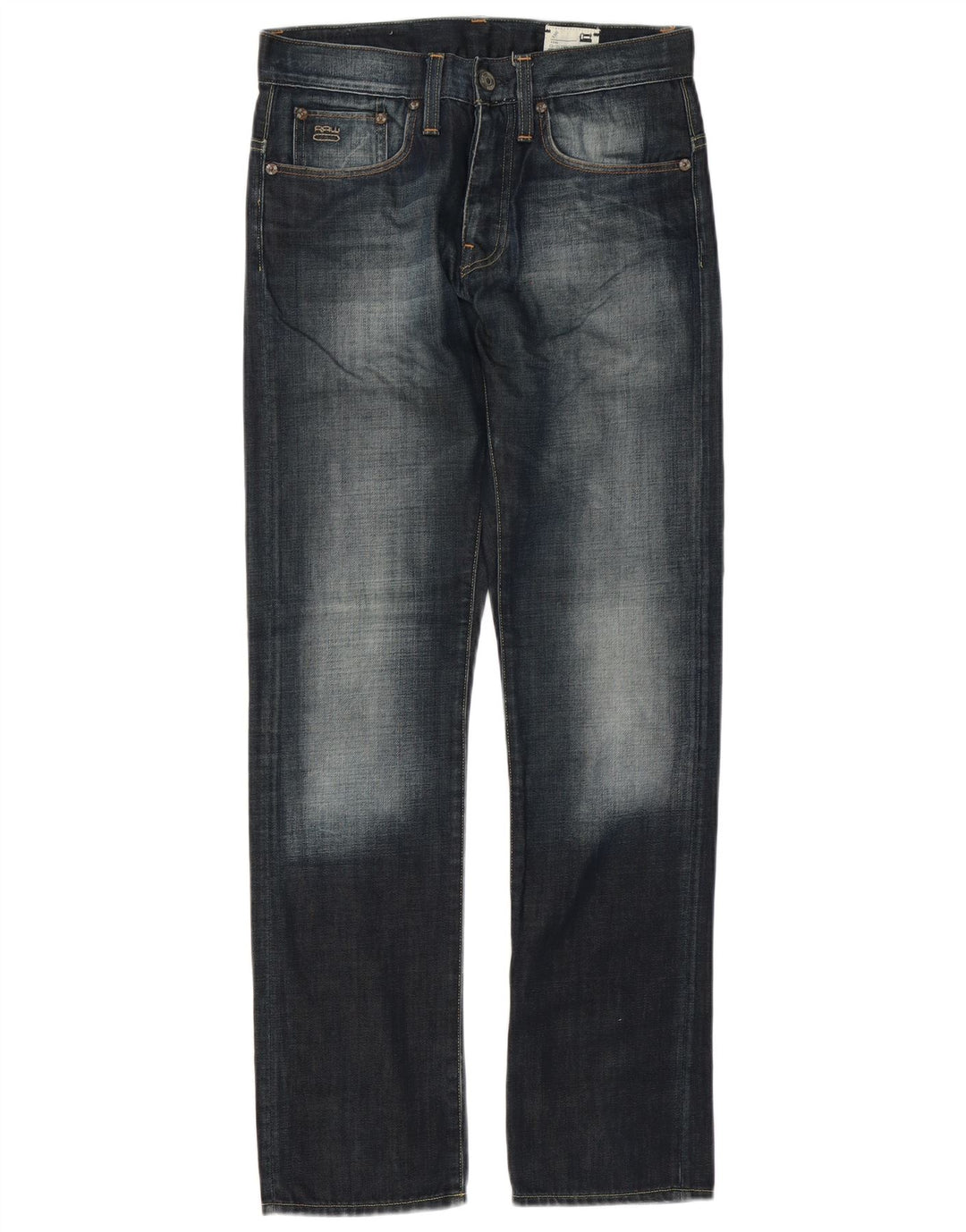 Jeans dritti da uomo G-Star W30 L32 cotone blu navy