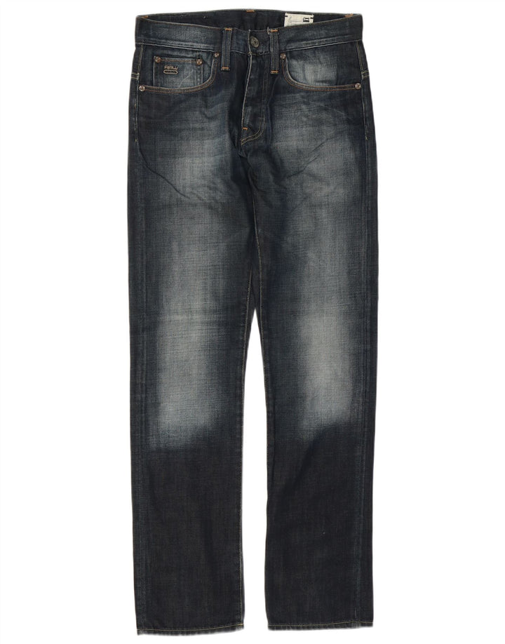 Jeans dritti da uomo G-Star W30 L32 cotone blu navy