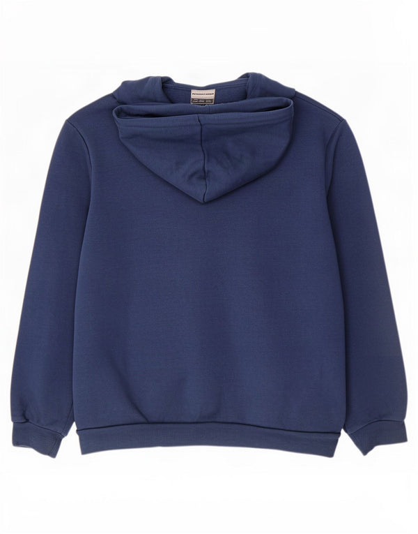 Felpa con cappuccio grafica da uomo Puma 3XL cotone blu navy