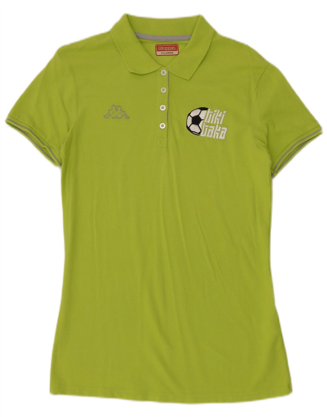 Polo grafica da donna KAPPA UK 20 2XL cotone verde