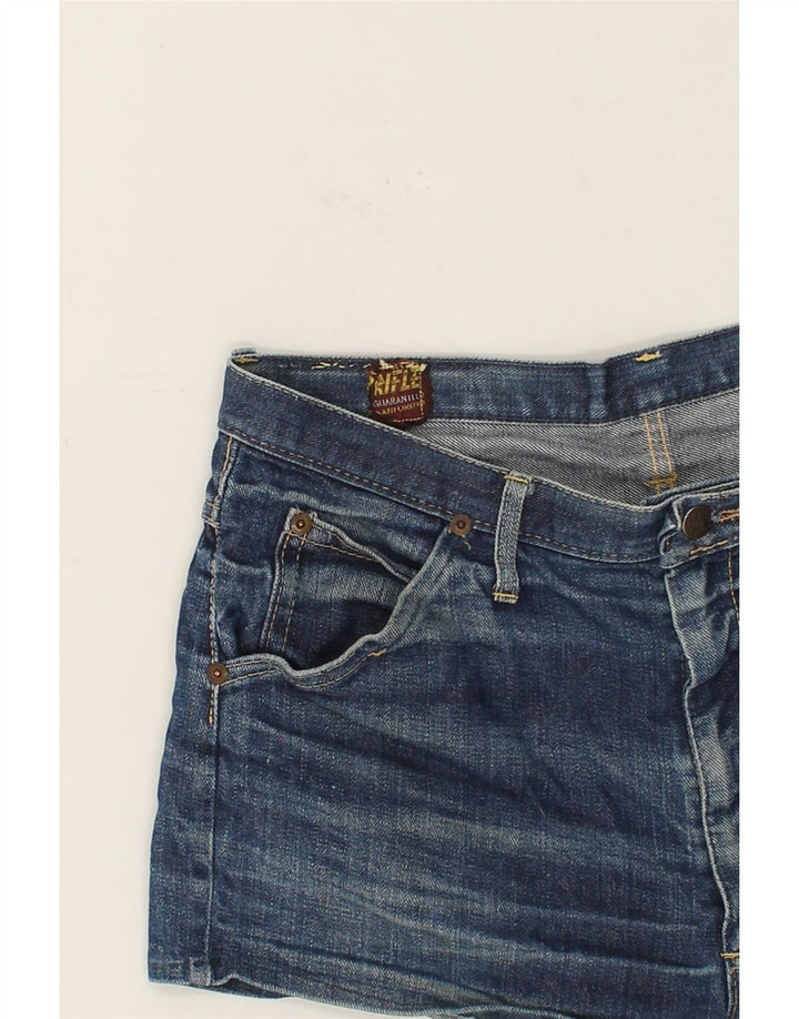 RIFLE Womens Denim Shorts W30 Medium Blue Vintage Rifle and Second-Hand Rifle from Messina Hembry 