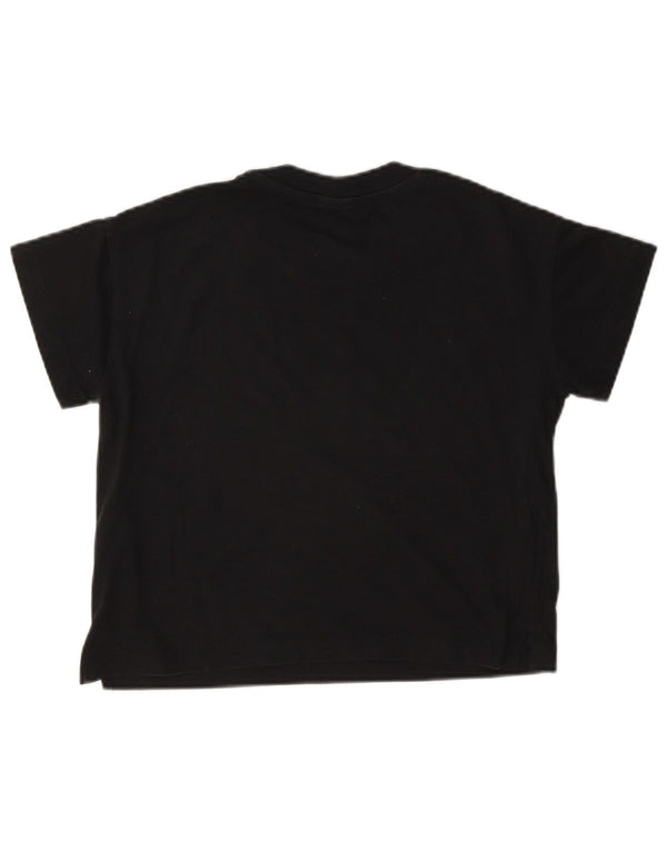 T-shirt grafica oversize corta da donna Champion Top UK 6 XS Nera