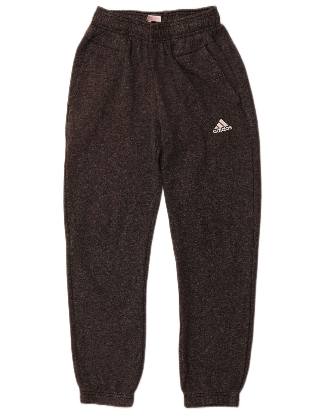 Pantaloni da tuta ADIDAS per ragazze, pantaloni da jogging, 11-12 anni, cotone grigio screziato