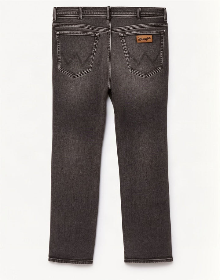 Jeans dritti da uomo Wrangler Texas W40 L32 cotone grigio