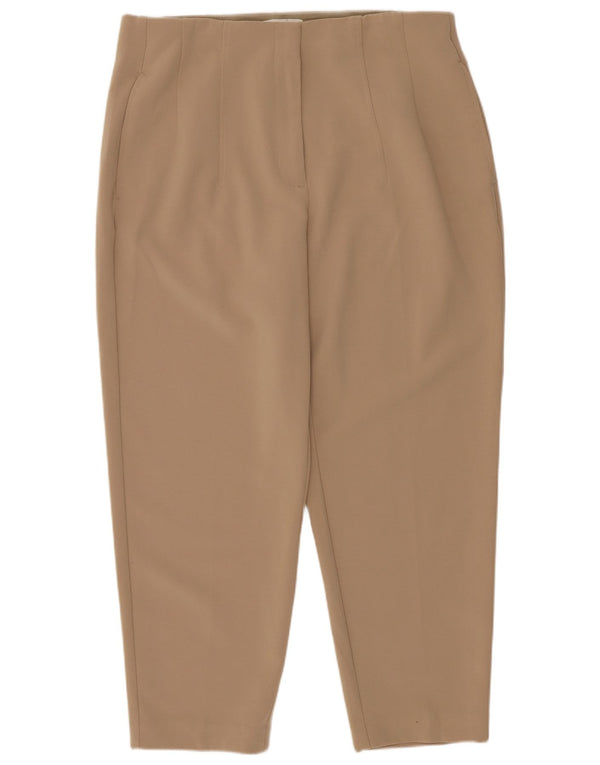 Pantaloni corti affusolati da donna Marks & Spencer UK 14 Medium W30 L24 Beige