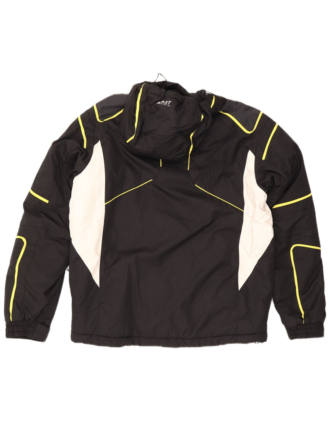 Giacca da sci con cappuccio da uomo AST UK 44 2XL Poliammide color block nero