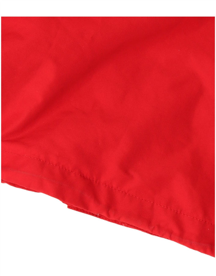 Giacca antipioggia con cappuccio da donna Helly Hansen UK 14 poliestere rosso medio
