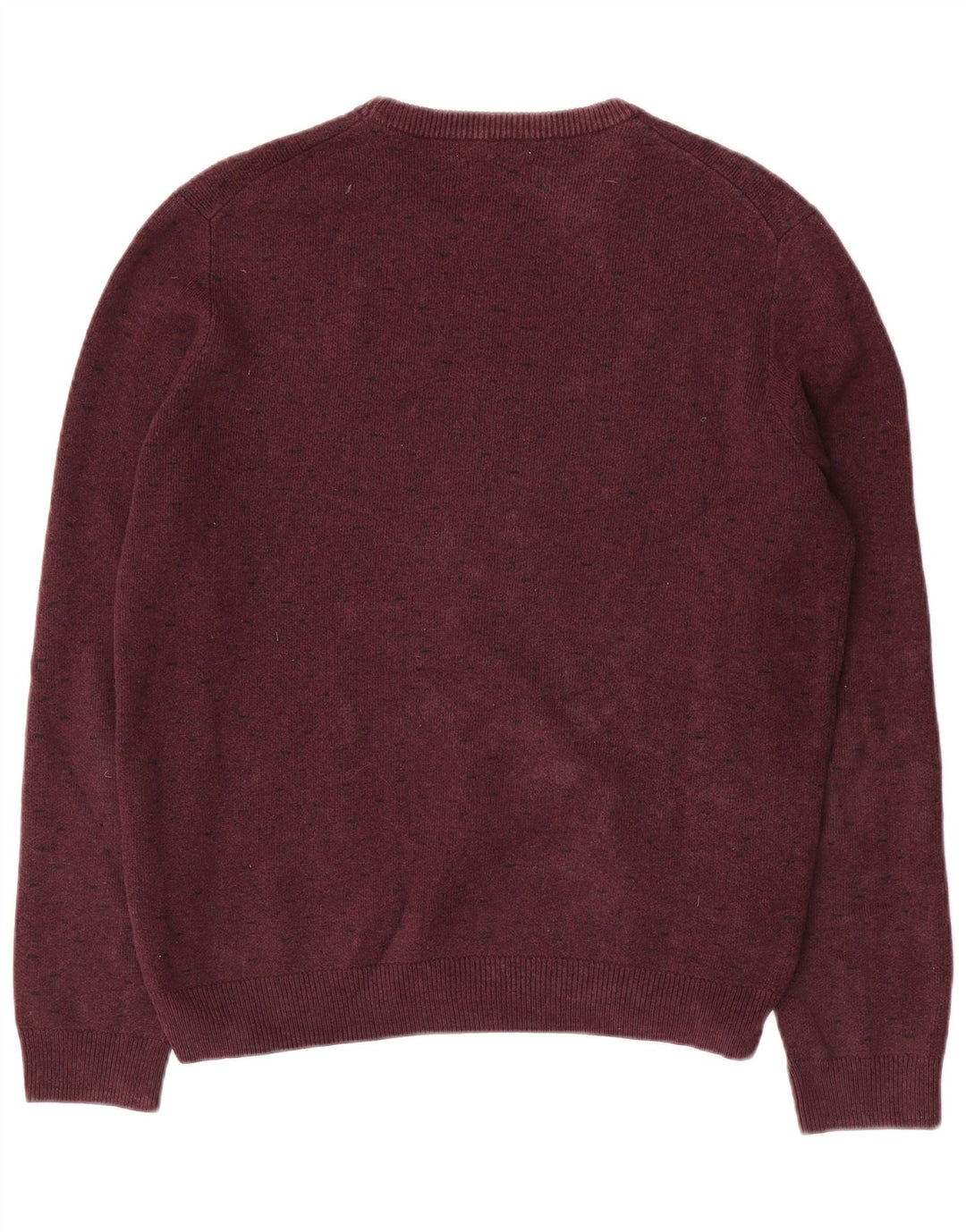 Maglione da uomo girocollo Farah in cotone marrone medio medio