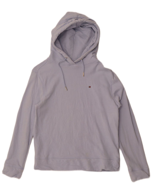 Maglione oversize con cappuccio da donna Tommy Hilfiger UK 6 XS cotone blu