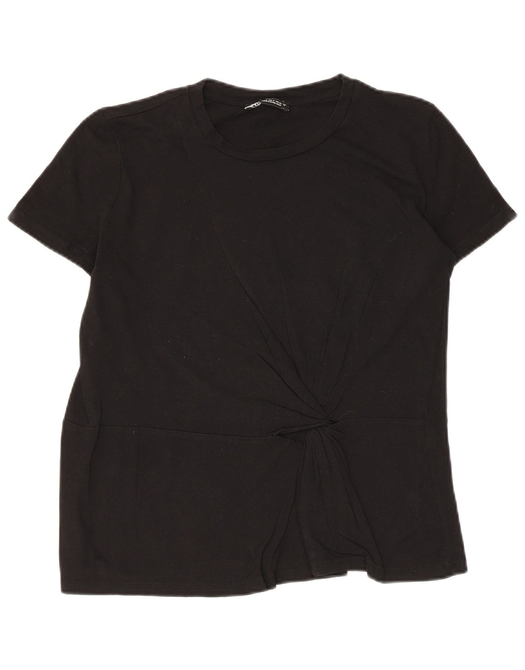 Camicetta da donna Zara Top UK 10 piccola in cotone nero