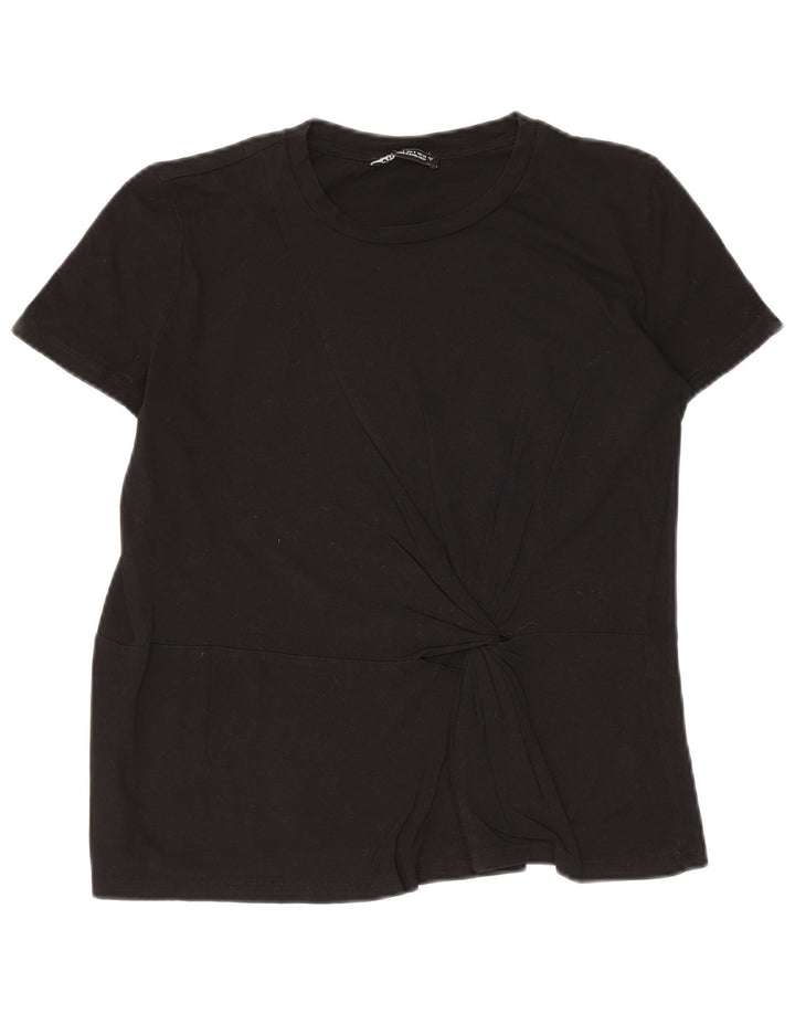 Camicetta da donna Zara Top UK 10 piccola in cotone nero