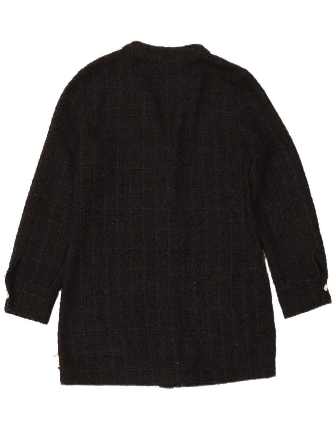 Maglione cardigan lungo da donna Zara UK 14 medio nero