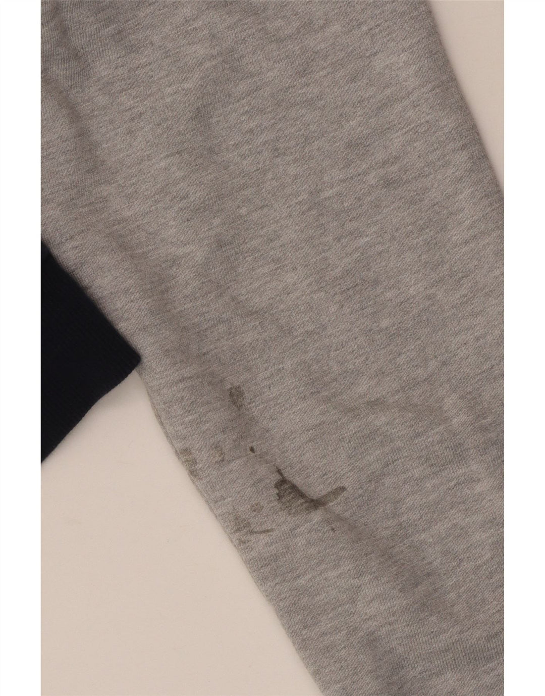 Felpa con cappuccio da uomo con collo e bottoni Fat Face, cotone color block grigio medio