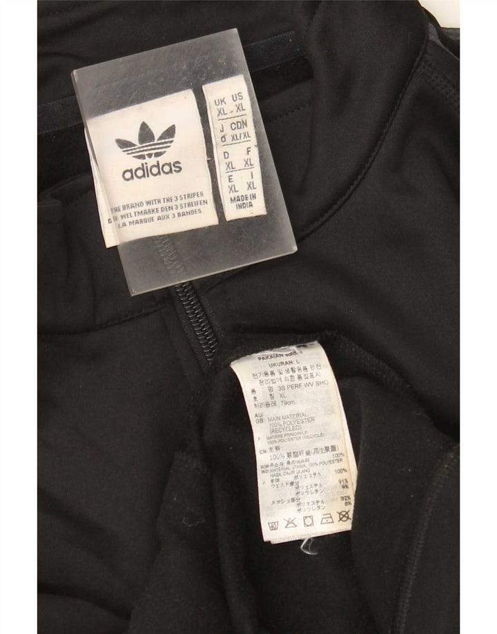 Giacca da ginnastica da uomo Adidas XL nera in poliestere