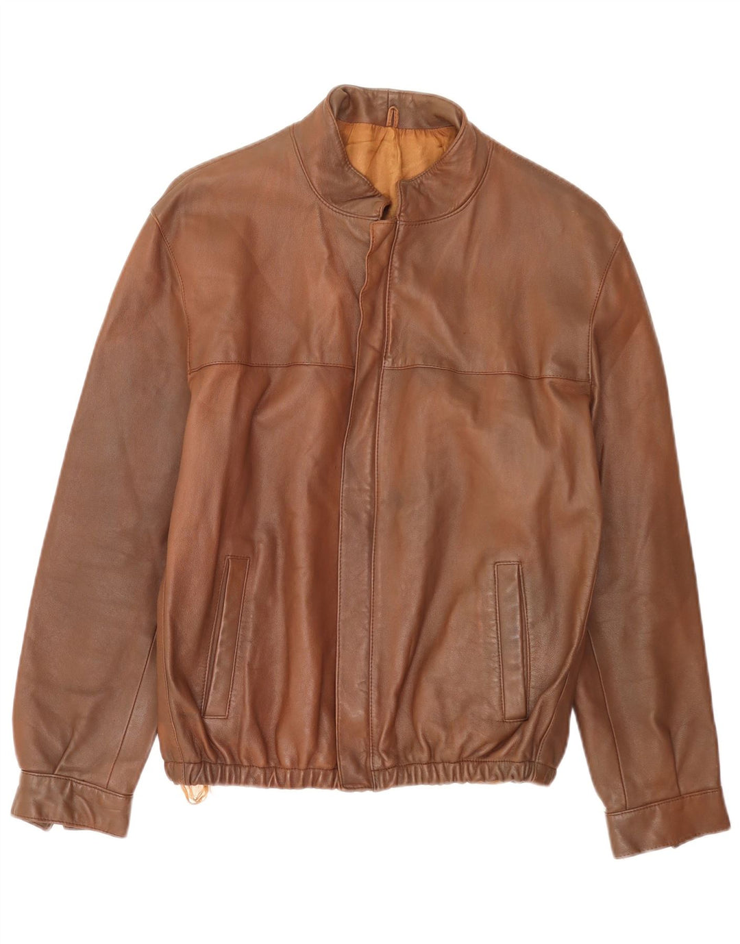 Giubbotto bomber vintage da uomo IT 54 2XL Marrone