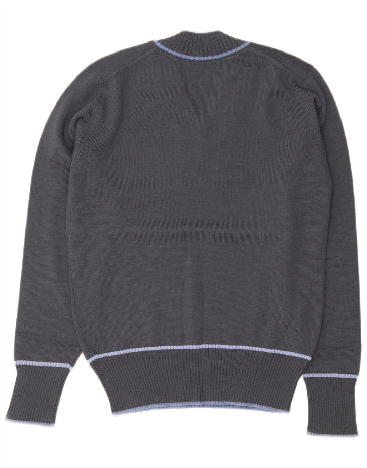Maglione da donna con scollo a V Bleyle IT 50 XL lana grigia