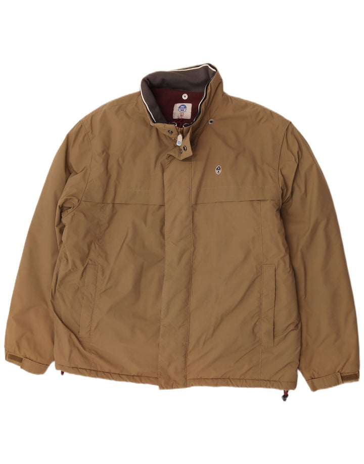 Giacca a vento da uomo North Sails UK 42 XL Marrone Poliammide