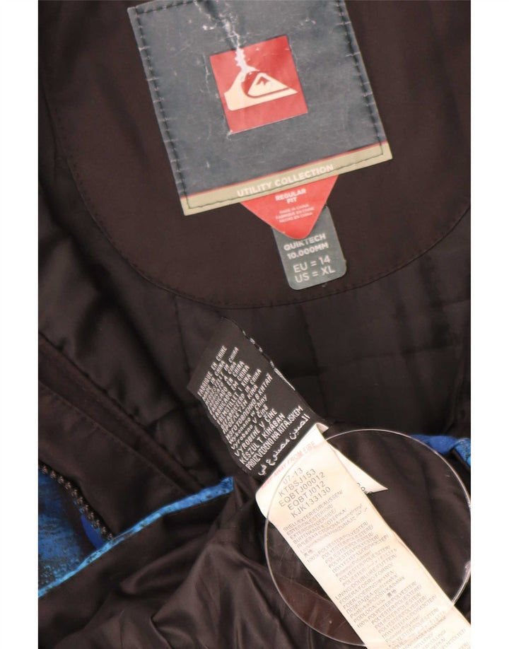 Giacca da sci Quiksilver Graphic da ragazzo 13-14 anni in poliestere blu