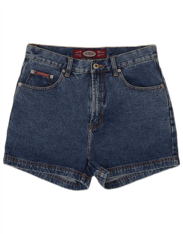 Pantaloncini di jeans da donna REDWOOD W32 grande cotone blu