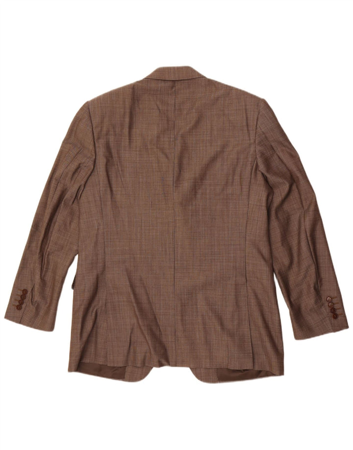 Giacca Blazer 3 Bottoni Canali Uomo IT 50 Large Grigio Lana