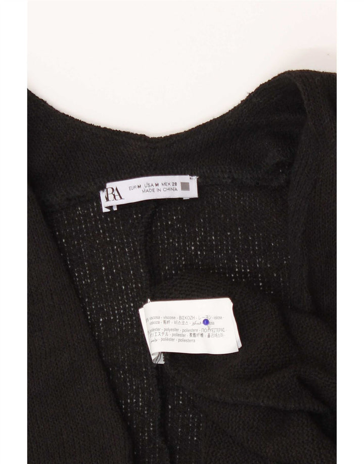 Canotta oversize da donna Zara UK 14 viscosa nera media