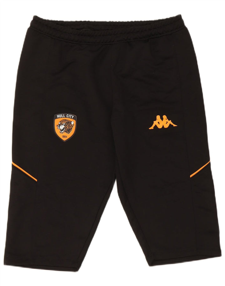 Pantaloncini sportivi Kappa Gara Bermuda da uomo medio nero in poliestere