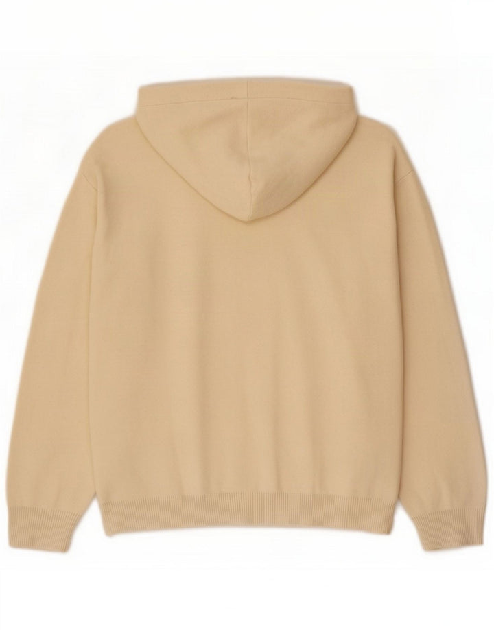 Maglione con cappuccio Zara da uomo in viscosa beige medio