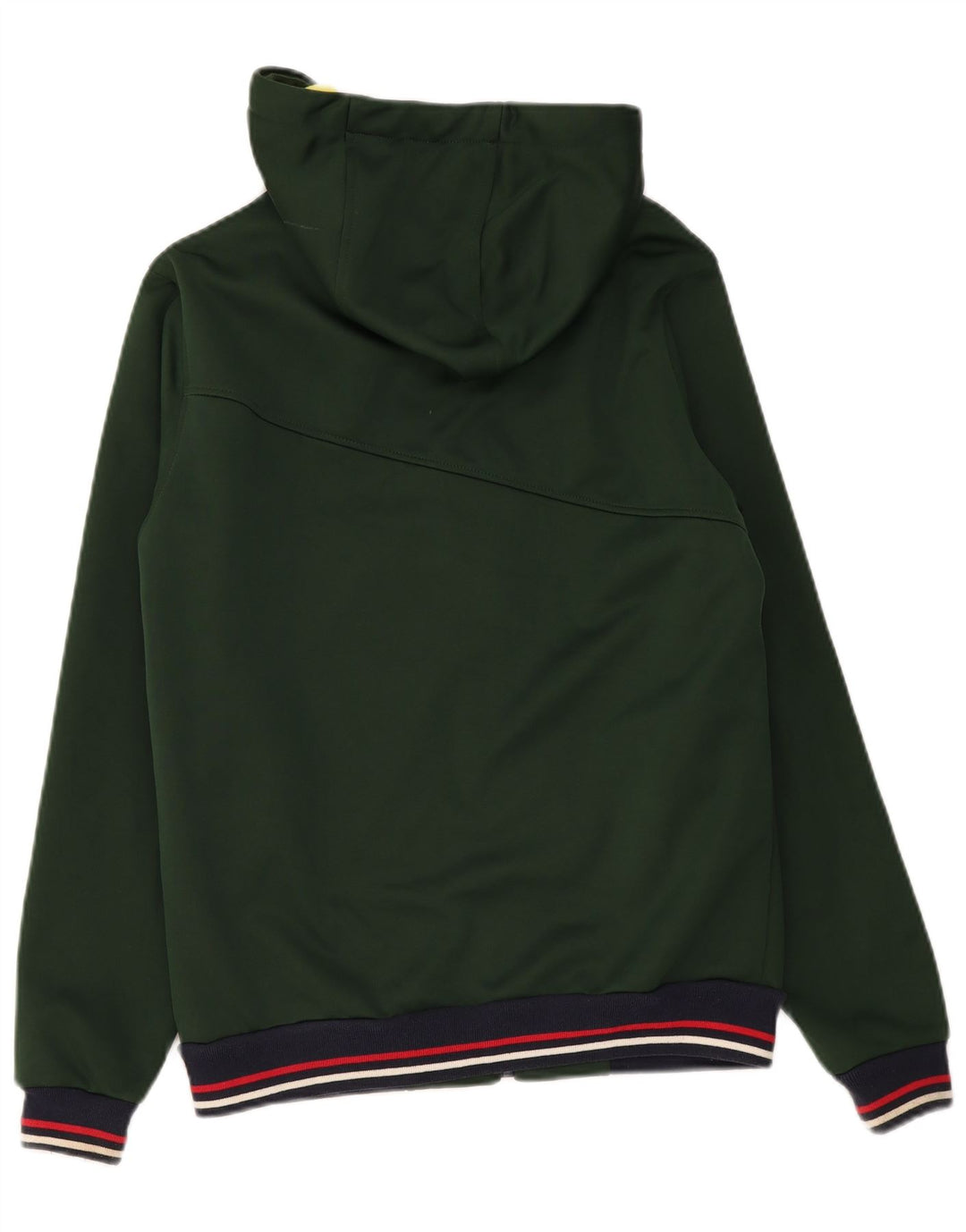Maglione con cappuccio e zip da uomo Tommy Hilfiger Poliestere verde medio