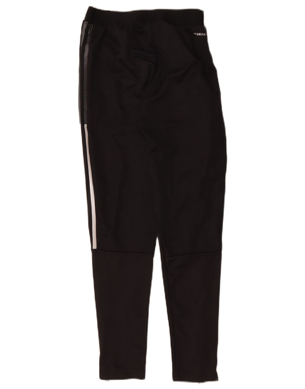 Pantaloni da tuta da donna Adidas UK 10 piccoli sportivi in poliestere nero