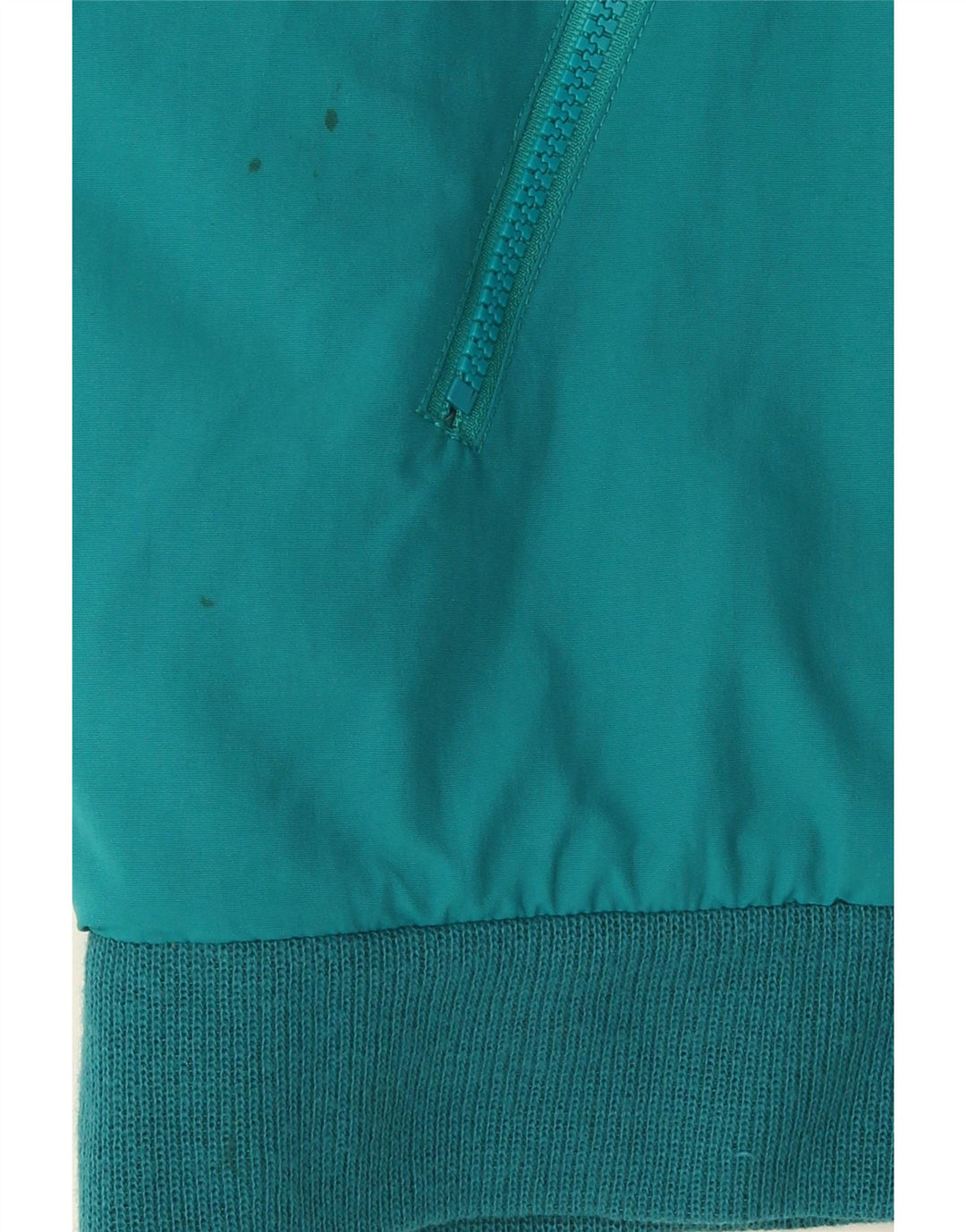 Giubbotto bomber imbottito da uomo Lands End UK 42/44 grande poliestere blu