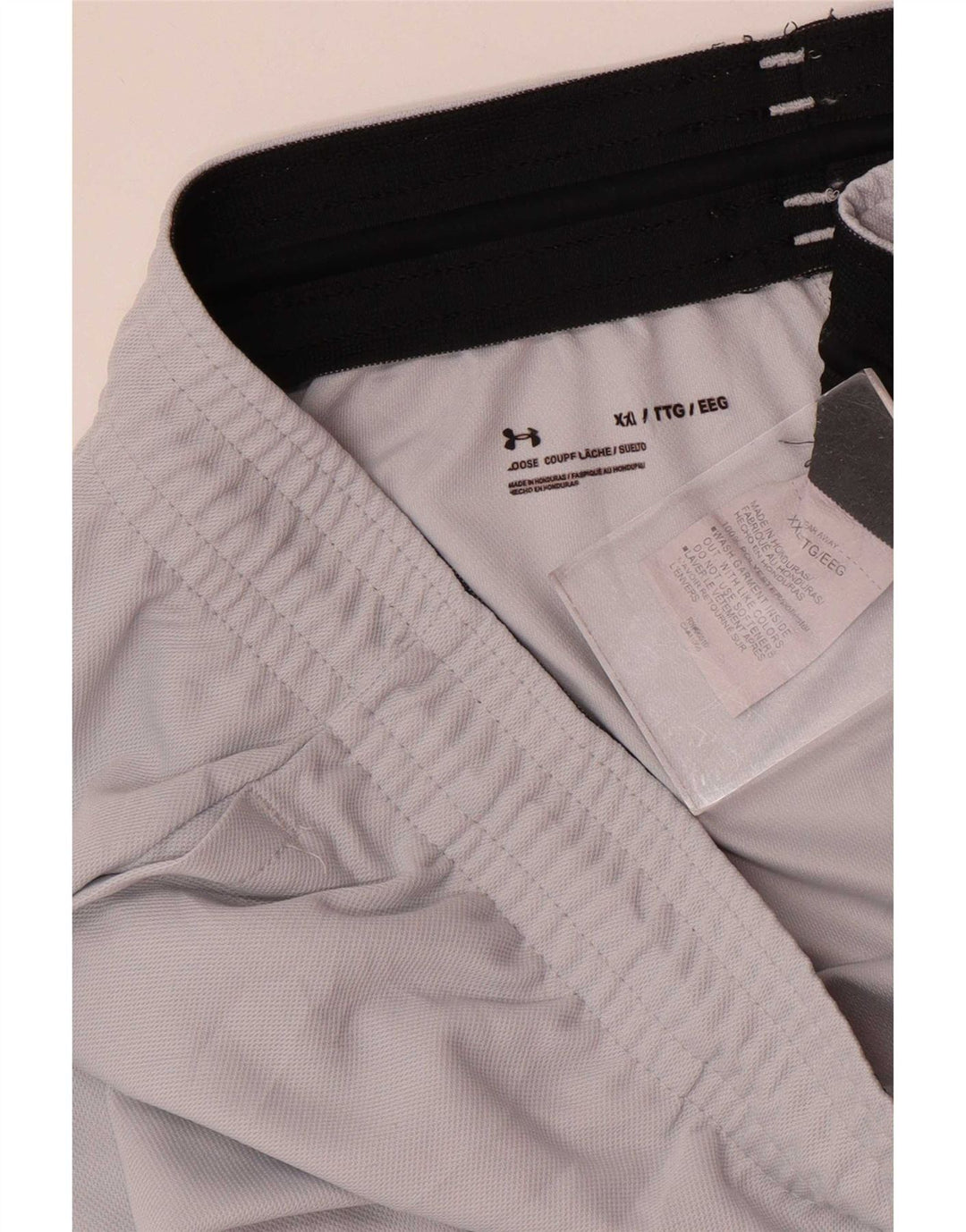 Pantaloncini sportivi grafici da uomo Under Armour 2XL poliestere grigio