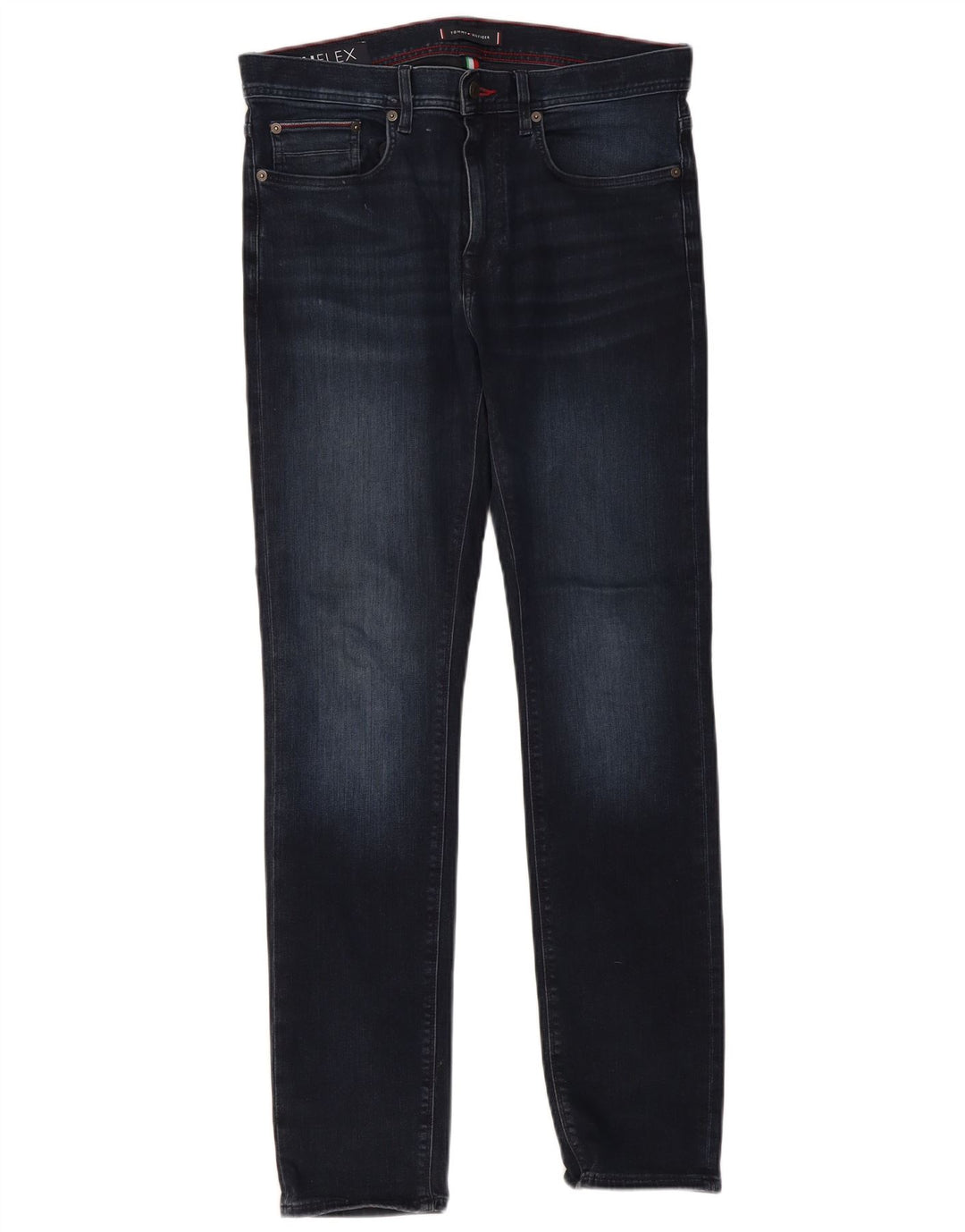 Tommy Hilfiger Uomo Bleecker Slim Jeans W32 L32 Blu Navy Cotone