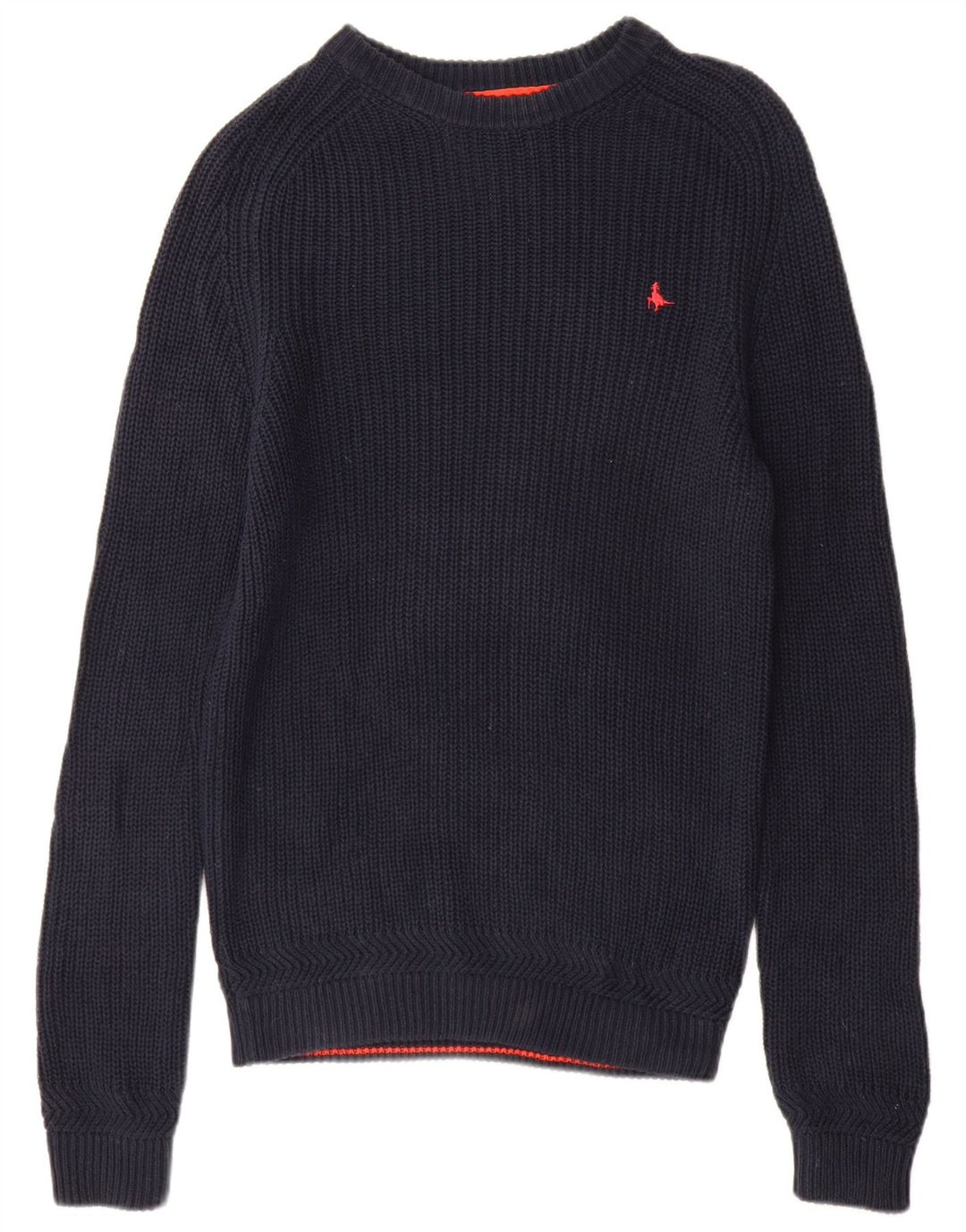 Maglione da uomo con scollo a barca Jack Wills piccolo in cotone blu navy