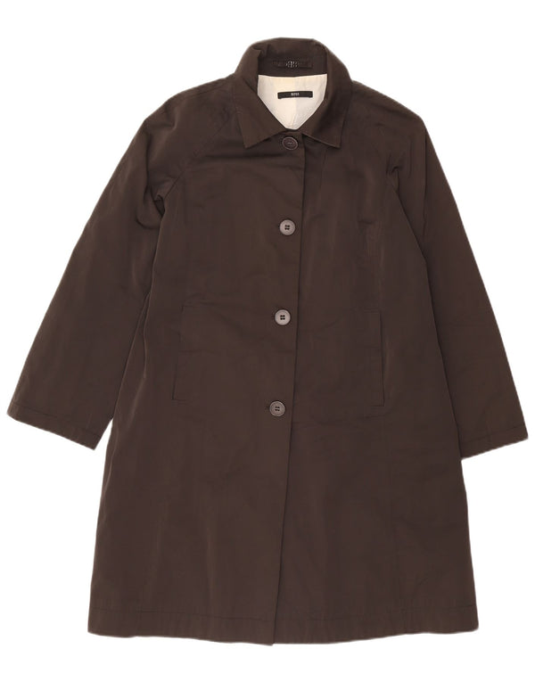 Trench da donna Hugo Boss UK 14 Poliestere grigio medio