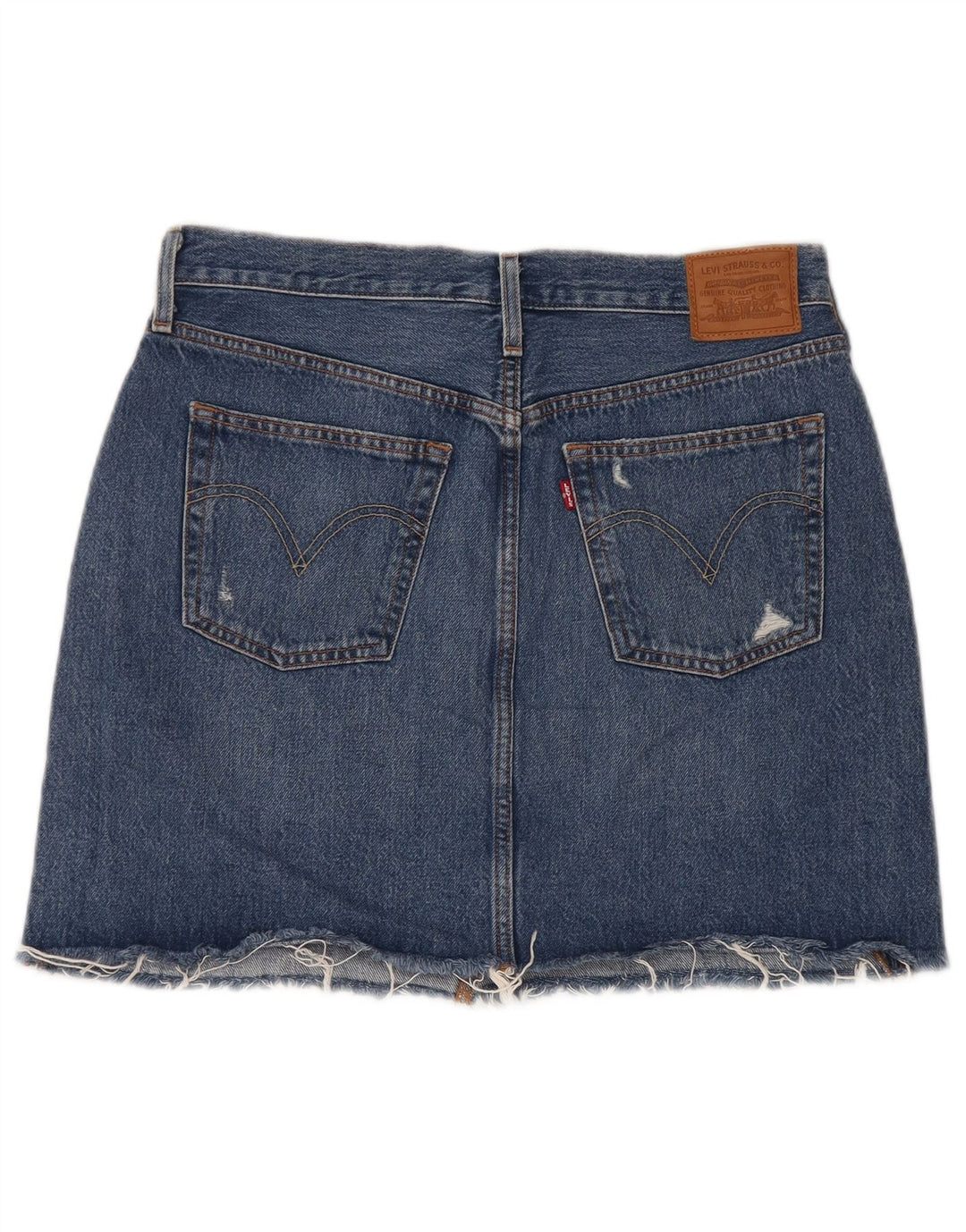 Gonna di jeans da donna Levi's W30 blu medio