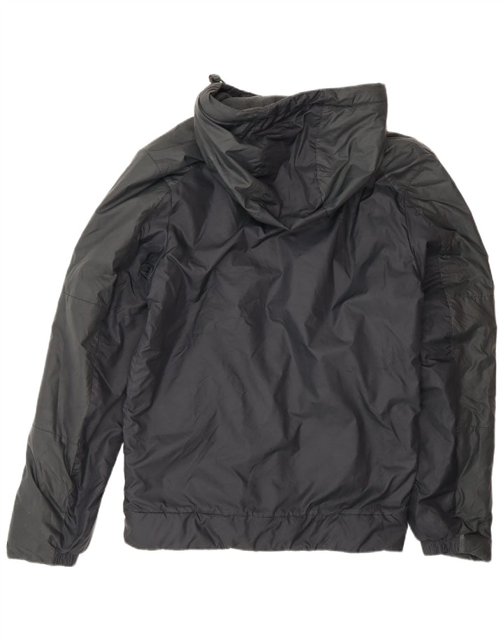 Giacca a vento con cappuccio da uomo Nike UK 36 Small Nero Poliestere