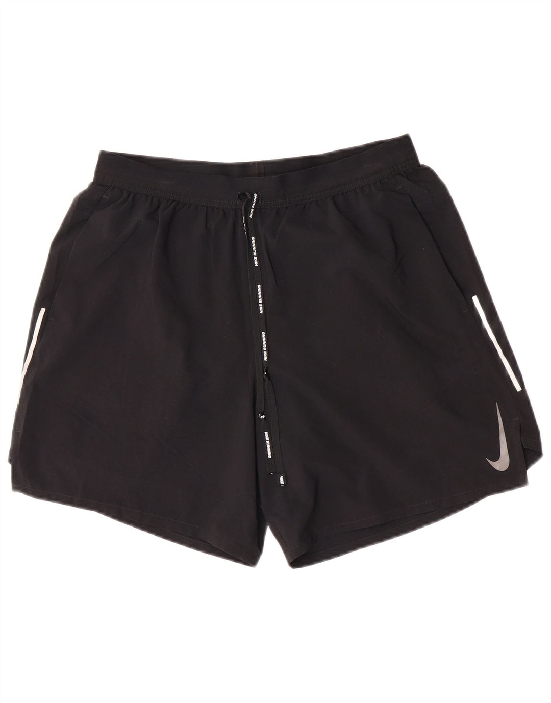 Pantaloncini sportivi Nike Dri Fit da donna, grandi, in poliestere nero