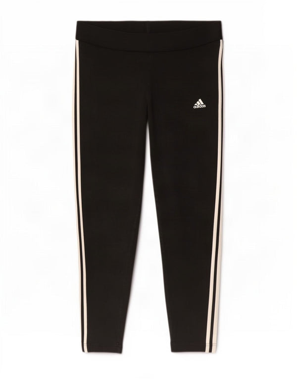 Leggings Adidas Donna UK 20/22 XL Cotone Nero