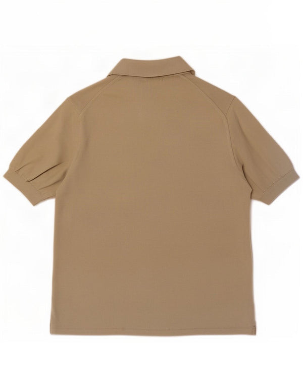 Polo da uomo Zara in cotone beige medio