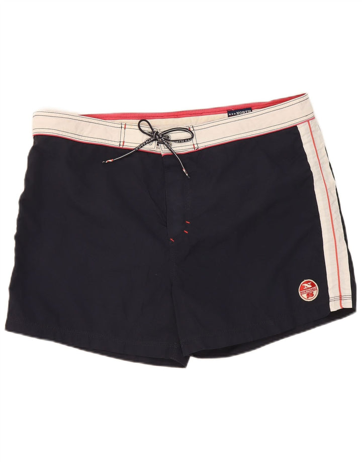 Pantaloncini da bagno da uomo North Sails XL blu navy in poliammide color block
