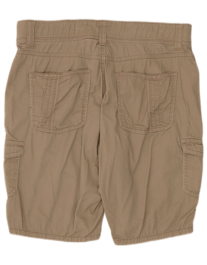 Pantaloncini cargo da donna Lee US 10 Large W32 in cotone beige